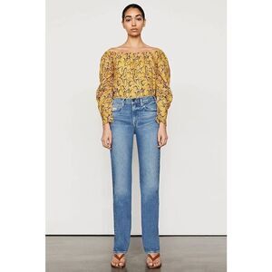 NWT Frame off the shoulder billow top In python size small